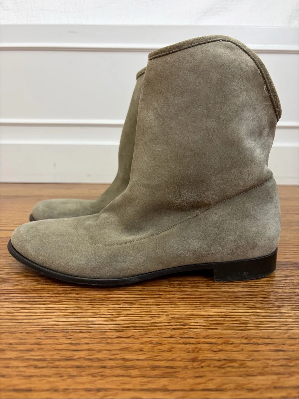 Jimmy Choo Grey Suede Ankle Boots (39)